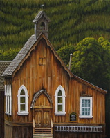 St Saviour 16x20 acrylic on canvas