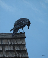 Cariboo Sentinel I - 20"x24" acrylic on canvas