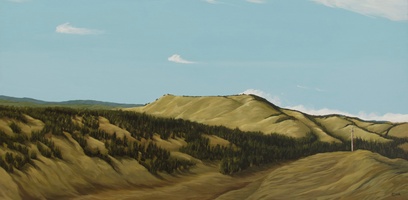 North Of Nicola - 18"x36" acrylic on canvas